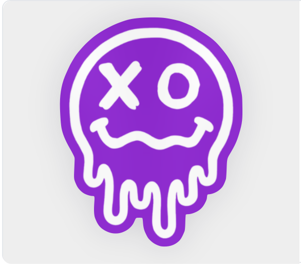 Sticker Pack of 3 - Purple